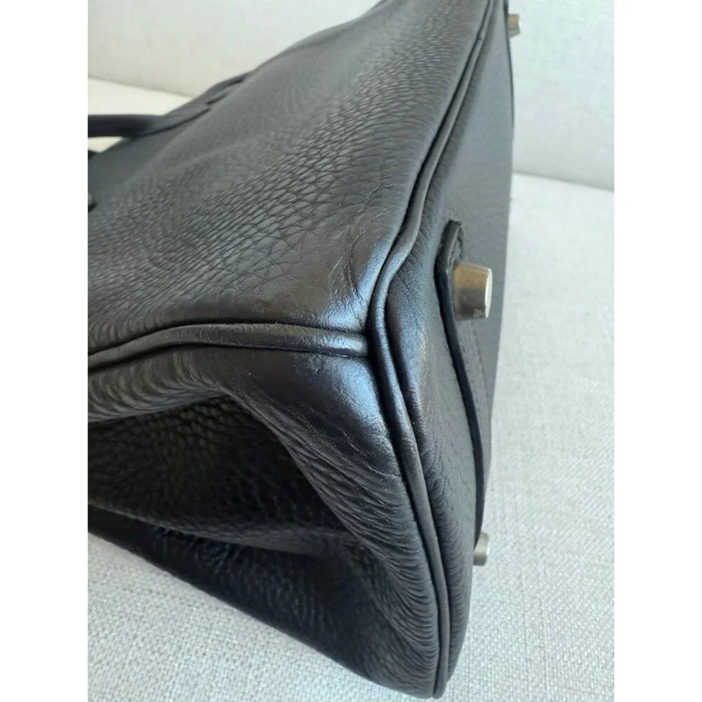 HERMES Black Togo Birkin 30 PHW - Picture 7 of 15